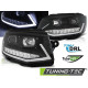 TUNING-TEC farovi (Tube Light, DRL) za VW T6 15-19 (H11/H1), crni krom