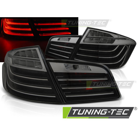 Farovi i rasvjeta TUNING-TEC LED stražnja svjetla (LCI Look, LED Bar) za BMW F10 10-07.13, crno-dimljena | race-shop.hr