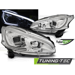 TUNING-TEC farovi (Tube Light) za PEUGEOT 208 4.12-06.15 (H11/H1), krom