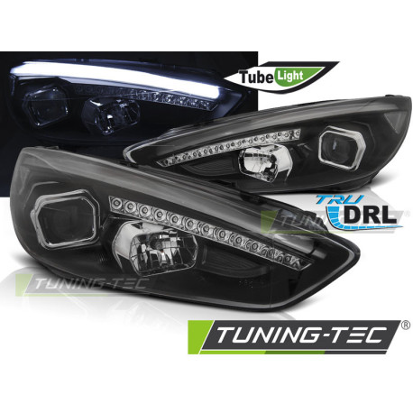 Farovi i rasvjeta TUNING-TEC farovi (DRL) za FORD FOCUS MK3 15-18 (H9/H1), crna | race-shop.hr