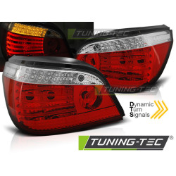 TUNING-TEC LED stražnja svjetla (SEQ) za BMW E60 LCI 03.07-12.09, crveno-bijela
