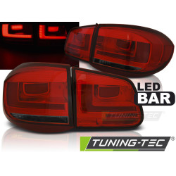 TUNING-TEC LED stražnja svjetla (LED Bar) za VW TIGUAN 07-07.11, crveno-dimljena