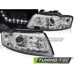 TUNING-TEC farovi (DRL) za AUDI A4 B6 CABRIO 02-06 (H1), krom