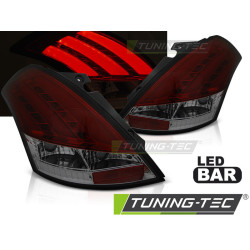 TUNING-TEC LED stražnja svjetla (LED Bar) za SUZUKI SWIFT V 10-17, crveno-dimljena