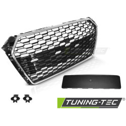 TUNING-TEC maska (Sport) za AUDI A4 B9 15-19 (za parkirne senzore), crni krom