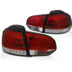 Farovi i rasvjeta TUNING-TEC LED stražnja svjetla (LED Bar) za WHIE VW GOLF 6 10.08-12, crvena, V2 | race-shop.hr