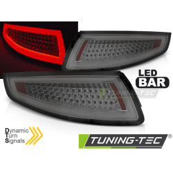 TUNING-TEC LED stražnja svjetla (LED Bar, SEQ) za PORSCHE 911 997 04-09, dimljena