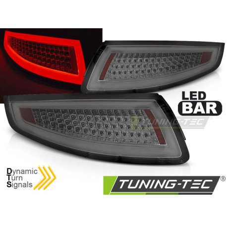 Farovi i rasvjeta TUNING-TEC LED stražnja svjetla (LED Bar, SEQ) za PORSCHE 911 997 04-09, dimljena | race-shop.hr
