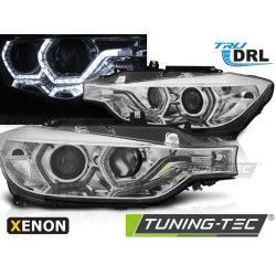 TUNING-TEC farovi (Angel Eyes, DRL) za XENON BMW F30/F31 10.11 - 05.15 (D1S), krom