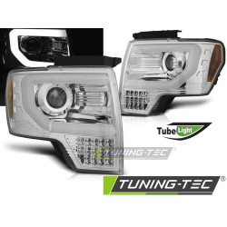 TUNING-TEC farovi (Tube Light) za FORD F150 MK12 08-14 (H7, bez homologacije), krom