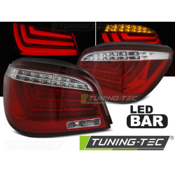 TUNING-TEC LED stražnja svjetla (LED Bar) za WHIE BMW E60 LCI 07-10 (LIMOUSINE), crvena