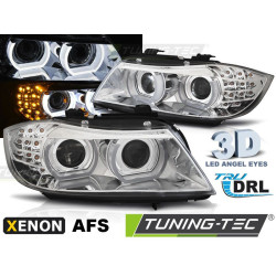xenon Farovi led drl krom AFS za BMW E90/E91 09-11