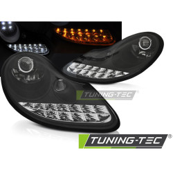 TUNING-TEC farovi (DRL) za PORSCHE BOXSTER 96-04 /911 996 (H1), crna