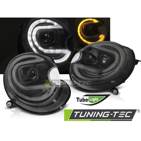 Farovi i rasvjeta TUNING-TEC farovi (Tube Light) za BMW MINI (COOPER) 06-14 (H7), crna, V2 | race-shop.hr