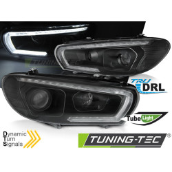 TUNING-TEC farovi (Tube Light, SEQ) za VW SCIROCCO 08-04.14 (H7/H1), crna