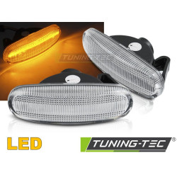 TUNING-TEC bočni žmigavci (SEQ) za FIAT PUNTO / PANDA / STILO / IDEA / LINEA / MULTIPLA, bijela