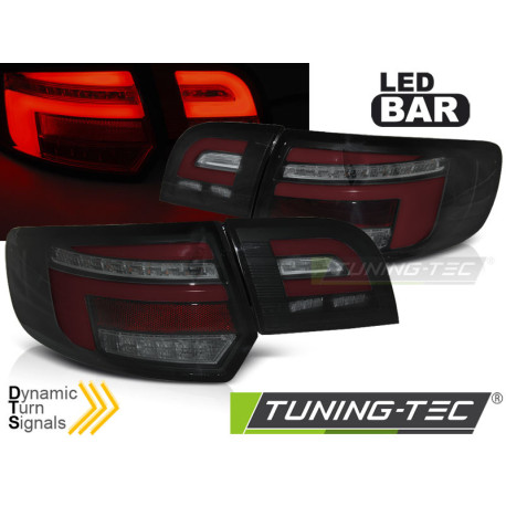Farovi i rasvjeta TUNING-TEC LED stražnja svjetla (LED Bar, SEQ) za AUDI A3 8P 5D 03-08, crna, crvena | race-shop.hr
