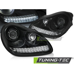 TUNING-TEC farovi (Xenon, DRL) za PORSCHE CAYENNE 02-06 XENON (D1S/H1), crna