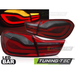TUNING-TEC LED stražnja svjetla (LED Bar) za BMW F32/ F33/ F36 13-16, crveno-dimljena