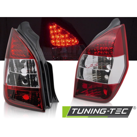 Farovi i rasvjeta TUNING-TEC LED stražnja svjetla za CITROEN C2 11.03-10 (bez homologacije), crveno-bijela | race-shop.hr