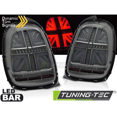 Farovi i rasvjeta TUNING-TEC LED stražnja svjetla (SEQ) za MINI COOPER F55 F56 F57 14-17 6- PIN, dimljena | race-shop.hr