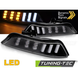 PREDNJI ŽMIGAVCI CRNI LED SEQ za FORD MUSTANG 15-17