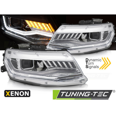 Farovi i rasvjeta TUNING-TEC farovi (Xenon, SEQ) za CHEVROLET CAMARO 16-18 (D3S, bez homologacije), krom | race-shop.hr