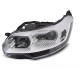 Farovi i rasvjeta TUNING-TEC far za CITROEN C5 08-10 (H7/H1, TYC), krom, lijevo | race-shop.hr