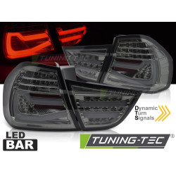 TUNING-TEC LED stražnja svjetla (LED Bar, SEQ) za BMW E90 09-11, dimljena