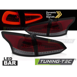 TUNING-TEC LED stražnja svjetla (SEQ) za FORD FOCUS MK 3 SW 11-18, crveno-dimljena