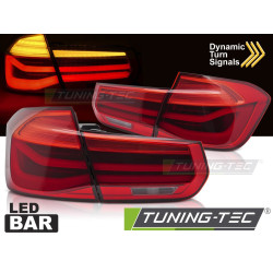 TUNING-TEC LED stražnja svjetla (LED Bar, SEQ) za BMW F30 11-18, crvena