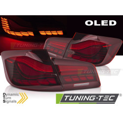 TUNING-TEC LED stražnja svjetla (OLED, SEQ) za BMW F10 10-16, crvena