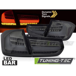 TUNING-TEC LED stražnja svjetla (LED Bar, SEQ) za BMW F30 11-15, dimljena