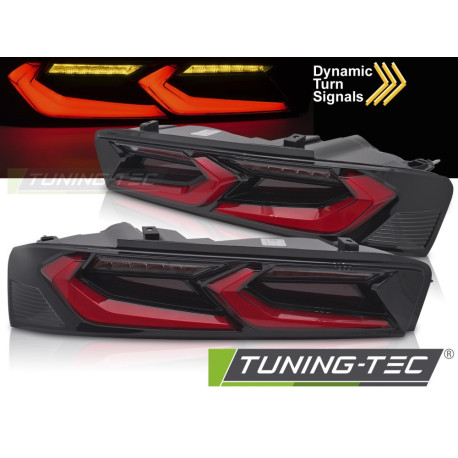 Farovi i rasvjeta TUNING-TEC LED stražnja svjetla za CHEVROLET CAMARO 16-18 (bez homologacije), crveno-crna | race-shop.hr