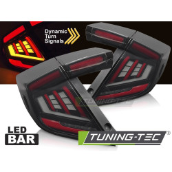 TUNING-TEC LED stražnja svjetla za HONDA CIVIC X 16-21 HATCHBACK (bez homologacije), dimljena, V2