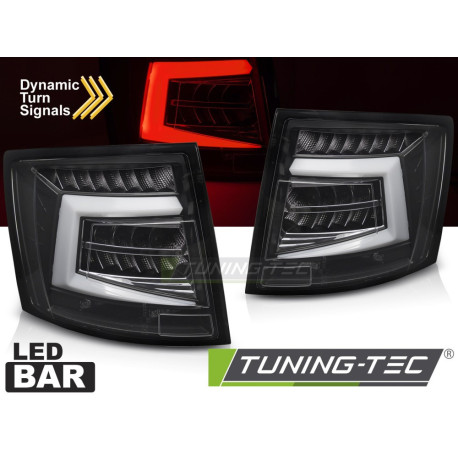 Farovi i rasvjeta TUNING-TEC LED stražnja svjetla (LED Bar) za SKODA OCTAVIA III 12-16 SW (COMBI, za tvorničko LED svjetlo), crna | race-shop.hr