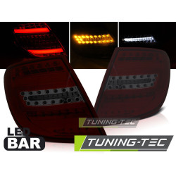 TUNING-TEC LED stražnja svjetla (LED Bar) za MERCEDES C-KLASA W204 KOMBI 07-10, crveno-dimljena, V2