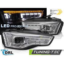 PREDNJI FAROVI LED KROM SEQ za AUDI A5 11-16