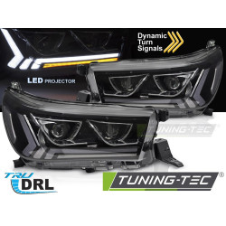 TOYOTA HILUX 16-20 TUBE LED BLACK