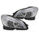 Farovi i rasvjeta TUNING-TEC farovi (Tube Light, DRL, SEQ) za MERCEDES W204 11-14 (H9), krom | race-shop.hr