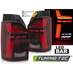 TUNING-TEC LED stražnja svjetla (LED Bar, SEQ) za VW T6 15-19 / T6.1 20-24, crvena