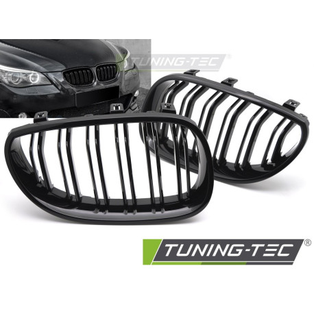 Body kit i vizualni dodaci TUNING-TEC maska (Sport Double Bar) za BMW E60 / E61 03-10, sjajna crna | race-shop.hr