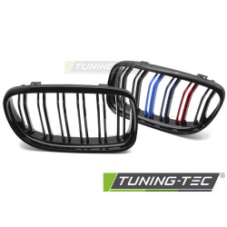 Sportska rešetka za BMW E90 / E91 LCI 09-11 (sjajno crna trobojna dvostruka letvica)