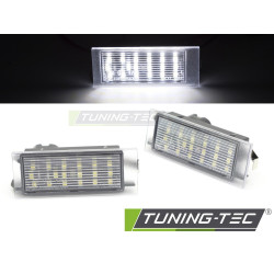 TUNING-TEC LED svjetla registarske tablice za RENAULT CLIO 3 / MEGANE 2 / LAGUNA 2 / MASTER 2 / OPEL MOVANO / NISSAN INTERSTAR