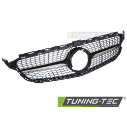 Sportska rešetka za MERCEDES W205 18-21 / S205 18-21 / C205 18-23 / A205 18-23 (Dijamantno crni krom)