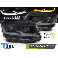 FULL LED PREDNJI FAROVI SEQ DRL CRNI ZA VW T6 15-19