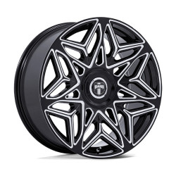 DUB DC274 ANOMALY felga 22x9 5x115/5x120 74.1 ET38, Gloss black