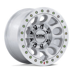 KMC KM241 E25 BEADLOCK felga 17x9 8x165.1 125.1 ET-12, Silver