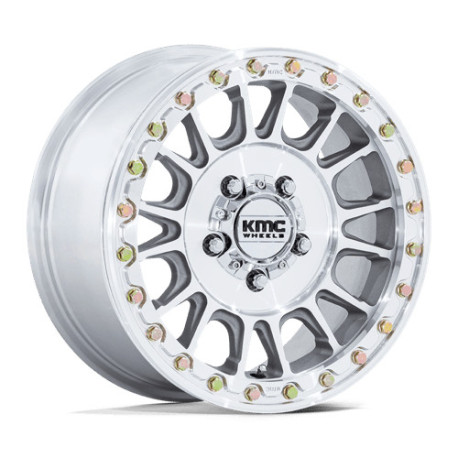 ALU felge KMC KMC Powersports KS239 IMPACT BEADLOCK felga 15x7 4x156 115.1 ET38, Silver | race-shop.hr