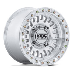 KMC Powersports KS242 AZTEC BEADLOCK felga 15x8 4x137 96 ET0, Silver